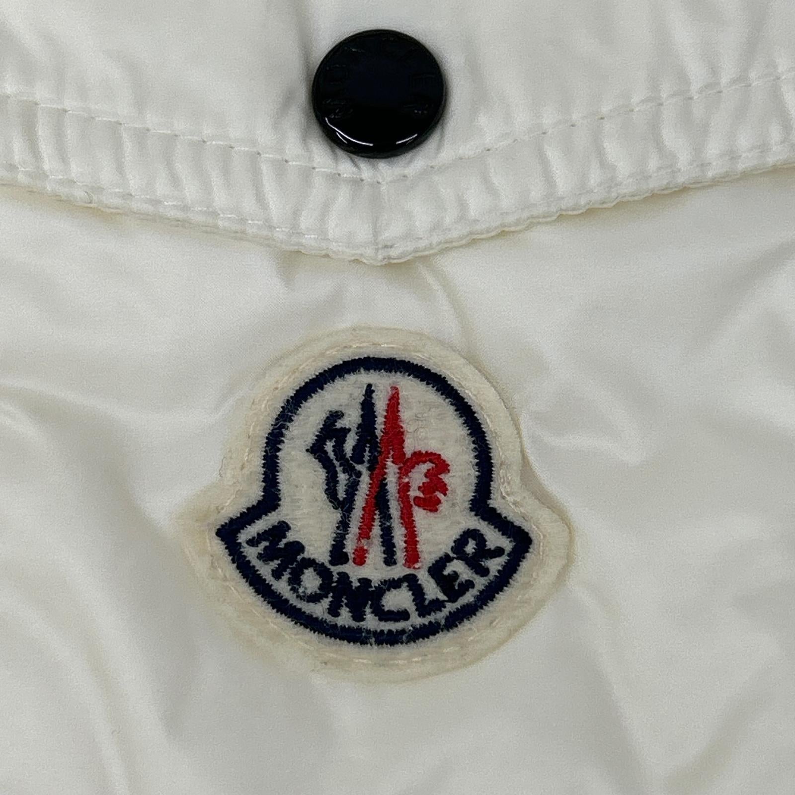 MONCLER モンクレール 20年 ホワイト GLYCO フード ダウンベスト ベスト