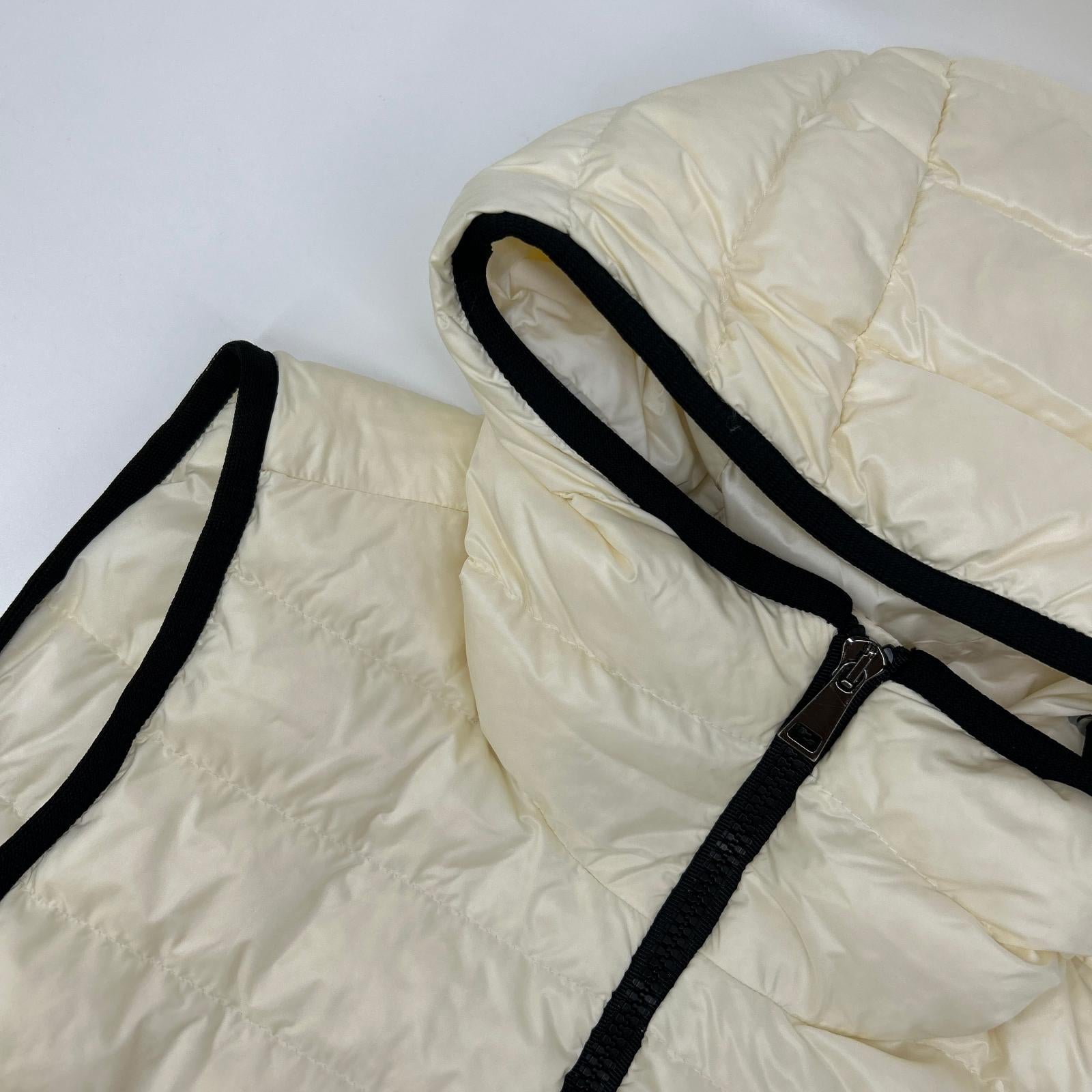 MONCLER モンクレール 20年 ホワイト GLYCO フード ダウンベスト ベスト