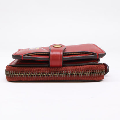 POLO RALPH LAUREN ポロ ラルフローレン 【新品同様】WAPOSLG0G220074 Polo ベア コンパクト ウォレット 二つ折り財布（小銭入れあり）
