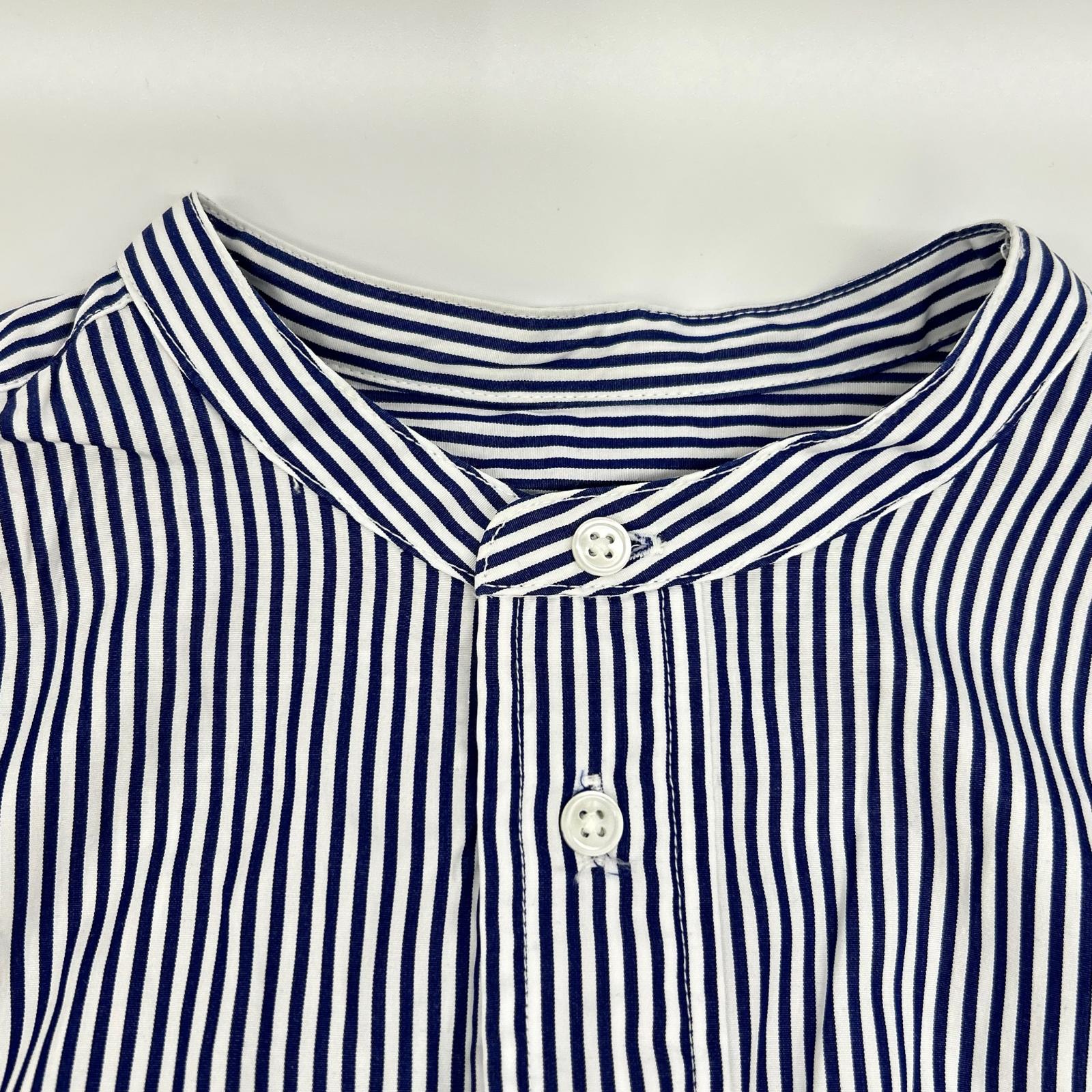 POLO RALPH LAUREN ポロ ラルフローレン ブルー ストライプ ポニー刺繍 ロングシャツ ワンピース ワンピース
