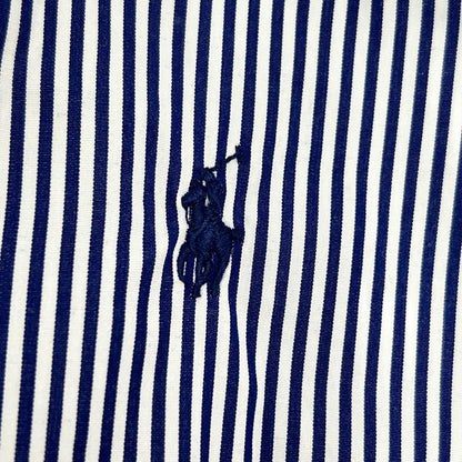 POLO RALPH LAUREN ポロ ラルフローレン ブルー ストライプ ポニー刺繍 ロングシャツ ワンピース ワンピース