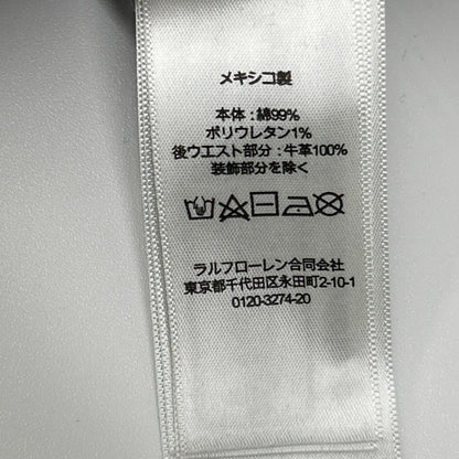 LAUREN RALPH LAUREN ローレン ラルフローレン ブルー パッチワーク リペア加工 デニム パンツ ボトムス