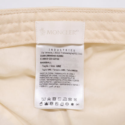 MONCLER モンクレール 【即決/国内正規】I10913B00046 0U082 BASEBALL ロゴ刺繍 ベースボールキャップ 帽子