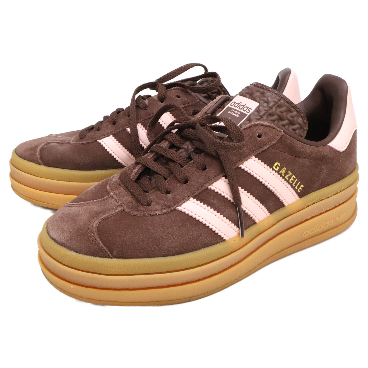 adidas アディダス 【美品】JI0326 GAZELLE BOLD ガゼル ボールド スエード スニーカー シューズ