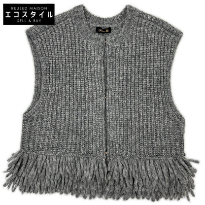 DRAWER Drawer 6515-1-000001 25SS gray alpaca knit vest vest