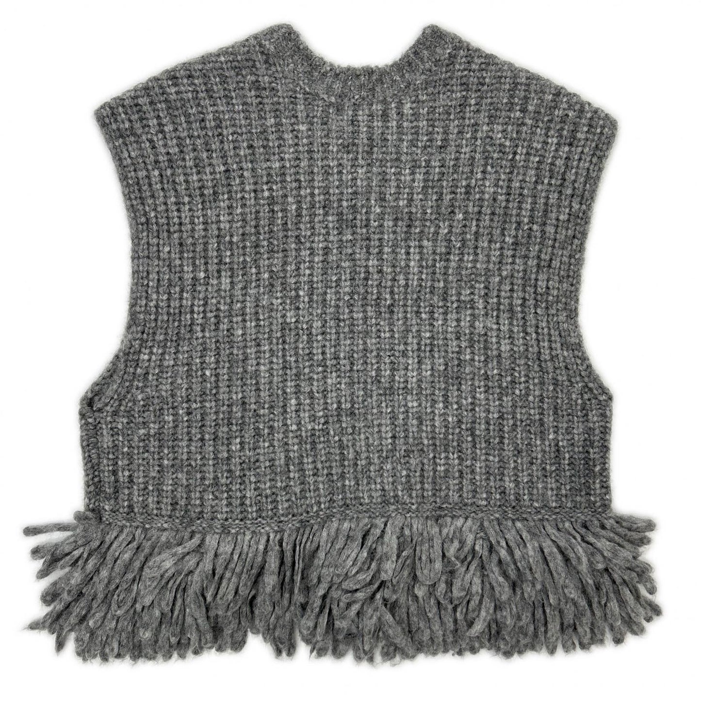 DRAWER Drawer 6515-1-000001 25SS gray alpaca knit vest vest