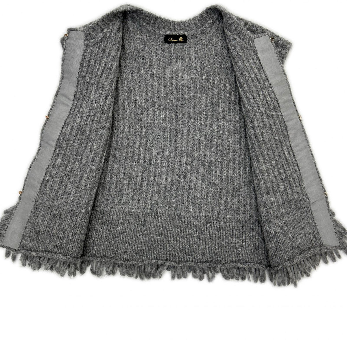 DRAWER Drawer 6515-1-000001 25SS gray alpaca knit vest vest