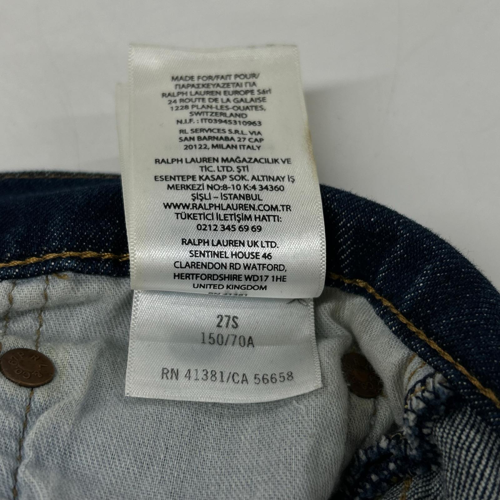POLO RALPH LAUREN ポロ ラルフローレン 0200018030 High-Rise Straight Fit Jean デニム パンツ ボトムス