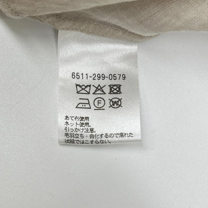 DRAWER ドゥロワー アイボリー M.SUMMER1 ハーフスリーブ 比翼シャツ トップス