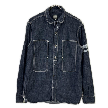 MOMOTARO JEANS モモタロウジーンズ インディゴ 出陣ジェイルポケット デニム シャツ ジャケット