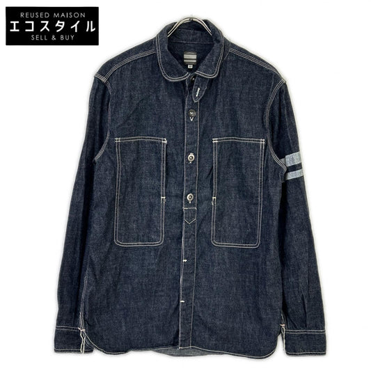 MOMOTARO JEANS モモタロウジーンズ インディゴ 出陣ジェイルポケット デニム シャツ ジャケット