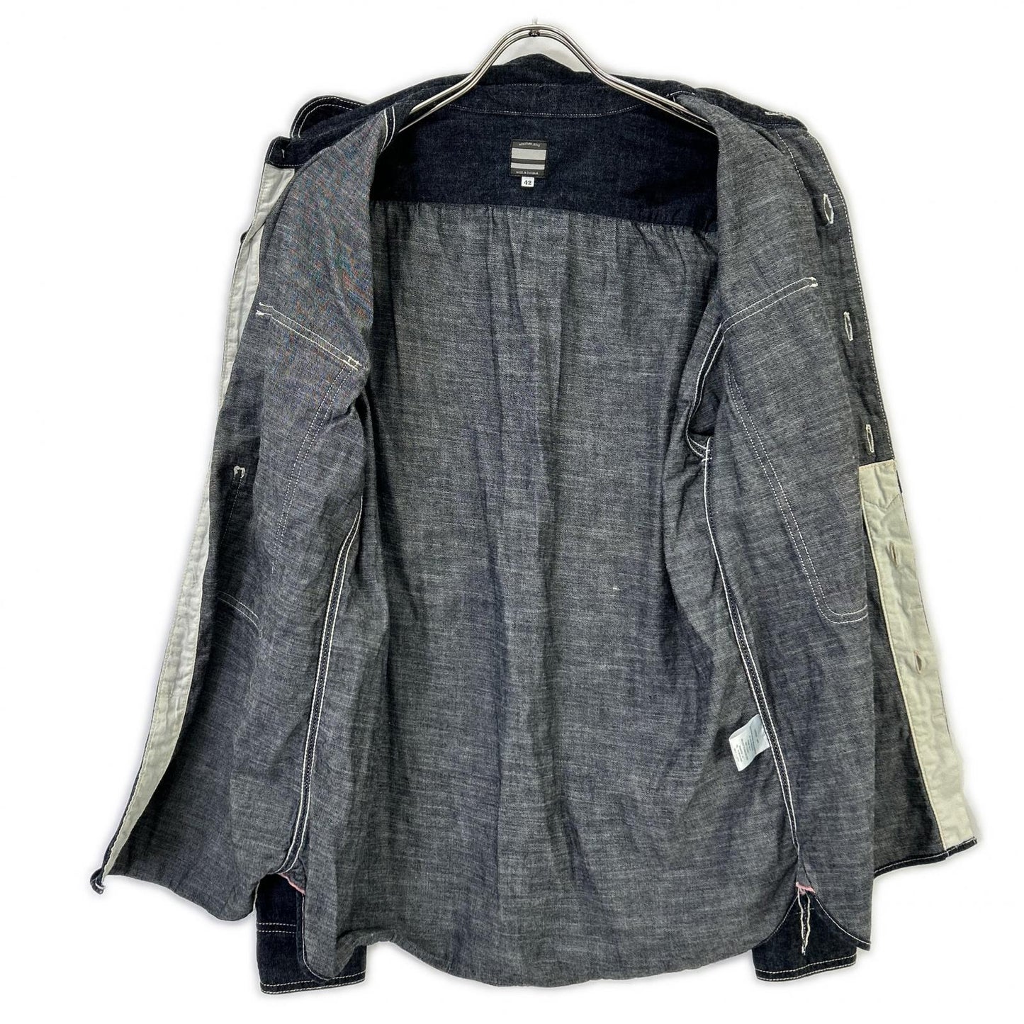 MOMOTARO JEANS モモタロウジーンズ インディゴ 出陣ジェイルポケット デニム シャツ ジャケット