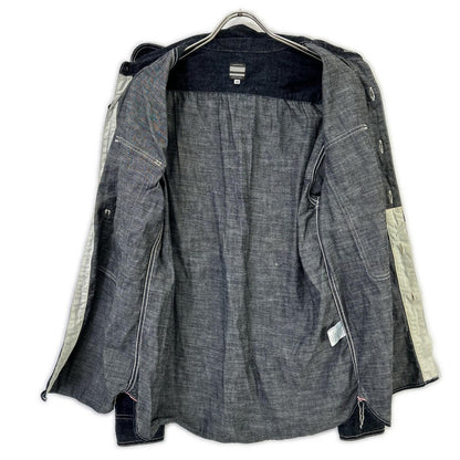 MOMOTARO JEANS モモタロウジーンズ インディゴ 出陣ジェイルポケット デニム シャツ ジャケット