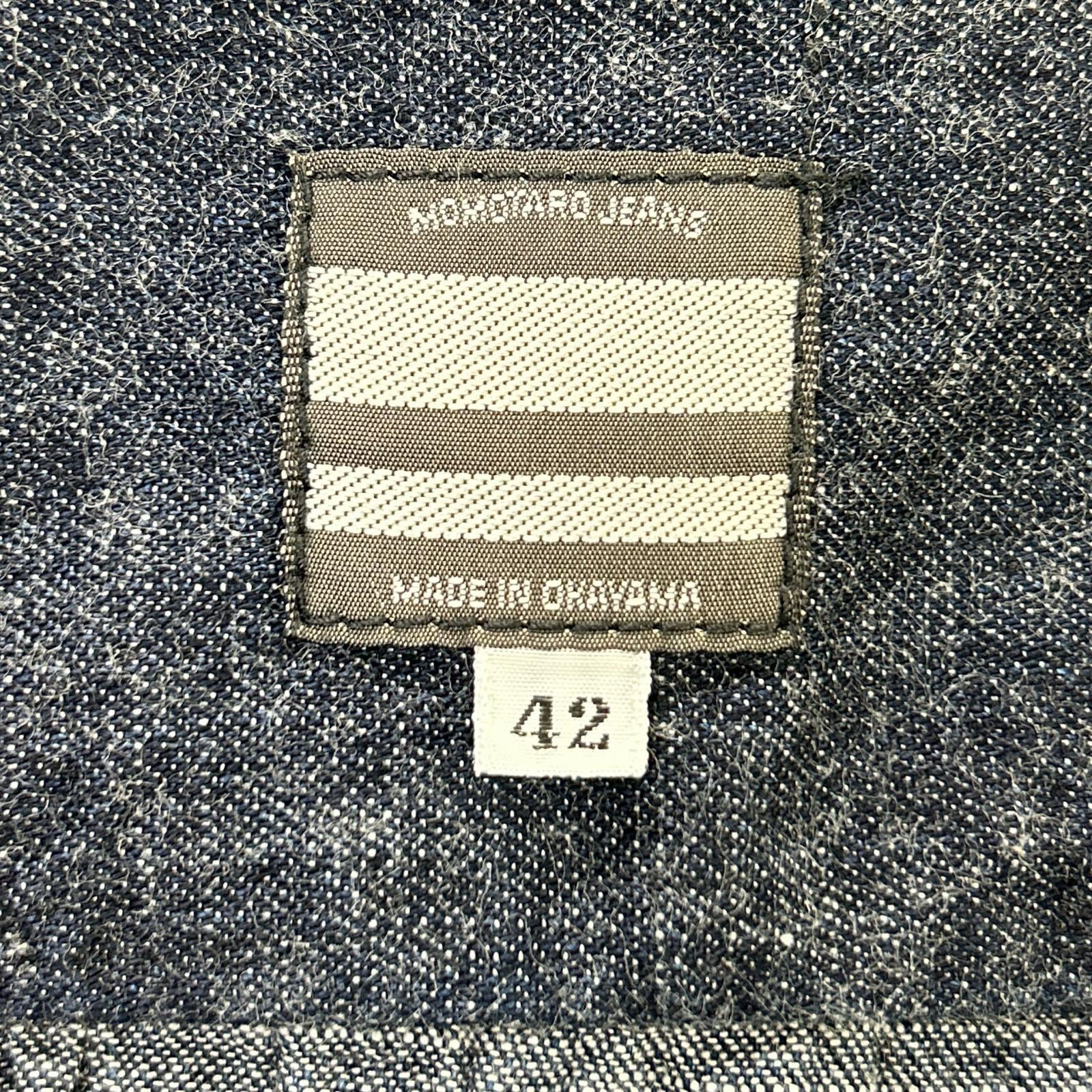 MOMOTARO JEANS モモタロウジーンズ インディゴ 出陣ジェイルポケット デニム シャツ ジャケット