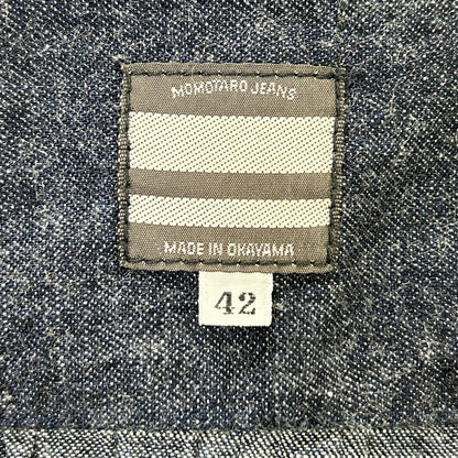 MOMOTARO JEANS モモタロウジーンズ インディゴ 出陣ジェイルポケット デニム シャツ ジャケット