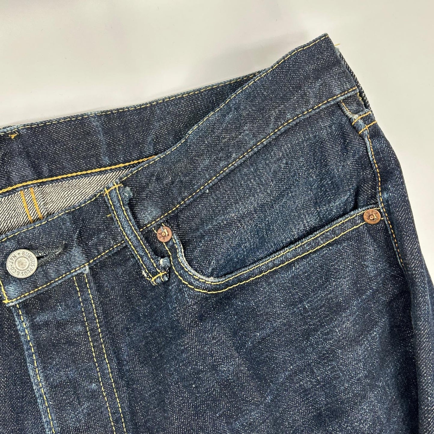 BURGUSPLUS バーガスプラス LOt.NO 770 15oz Standard Selvedge Jeans 日本製 ジーンズ メンズ 岡山産 ストレート 1デニム ボトムス