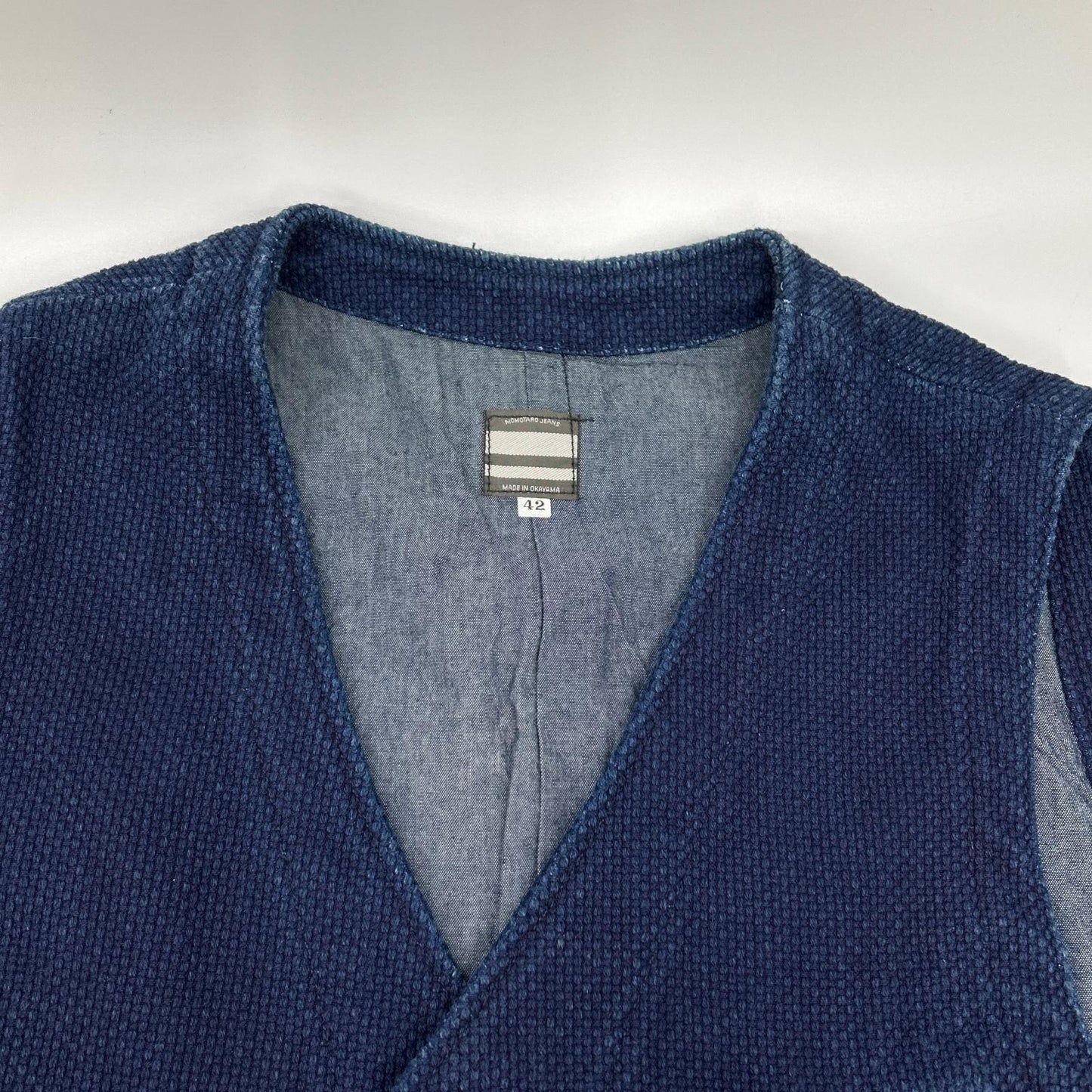 MOMOTARO JEANS モモタロウジーンズ インディゴ 刺し子 ベスト ベスト