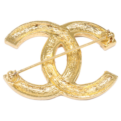 CHANEL シャネル ヴィンテージ ココマーク ラインストーン ブローチ
