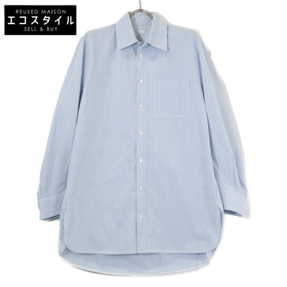 BOTTEGA VENETA ボッテガヴェネタ 【美品/国内正規】708853V2AQ0 ストライプ オーバーサイズ 長袖シャツ トップス