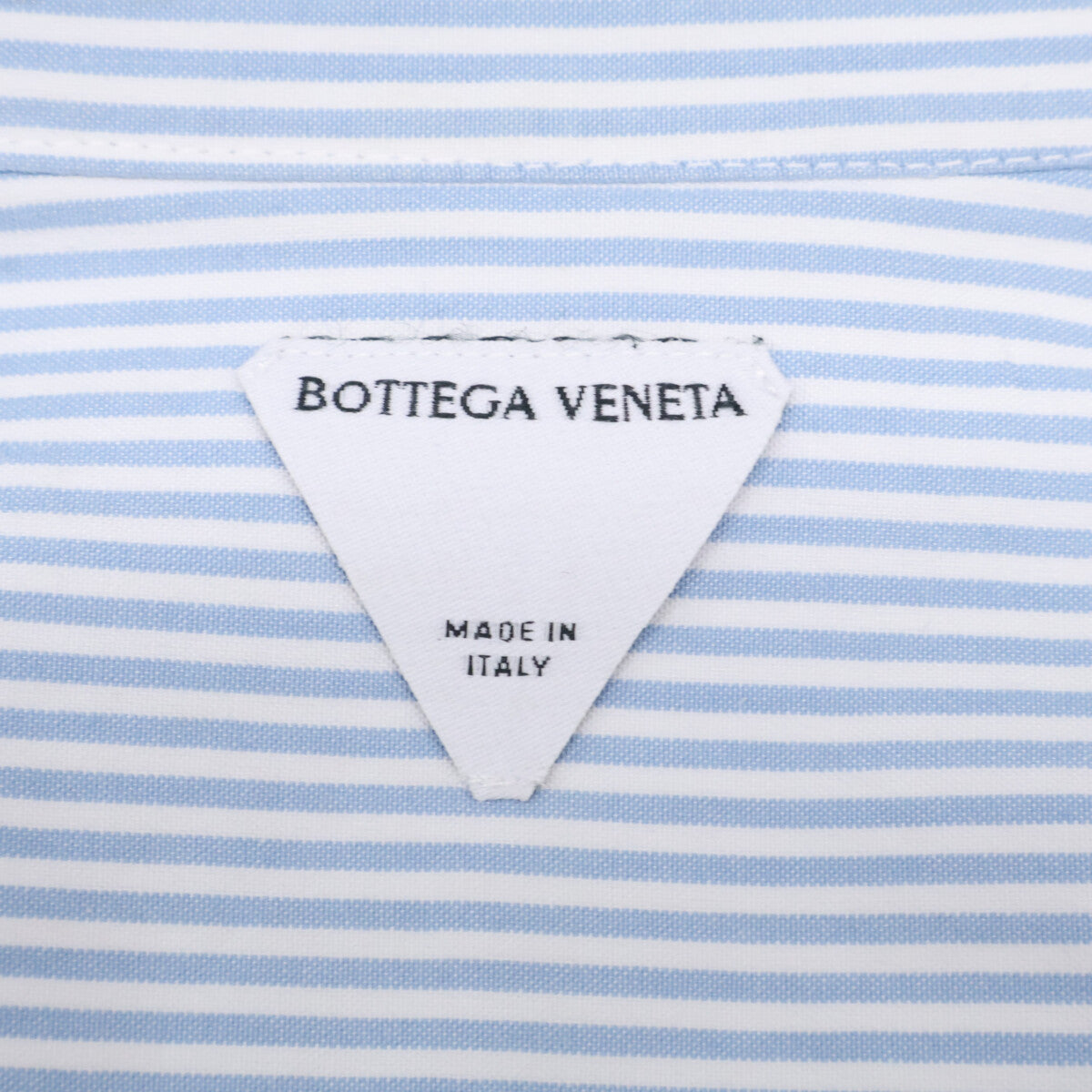 BOTTEGA VENETA ボッテガヴェネタ 【美品/国内正規】708853V2AQ0 ストライプ オーバーサイズ 長袖シャツ トップス