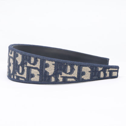 Christian Dior クリスチャンディオール 【美品】Dior Band ヘッドバンド ディオール オブリーク エンブロイダリー ヘアアクセサリー
