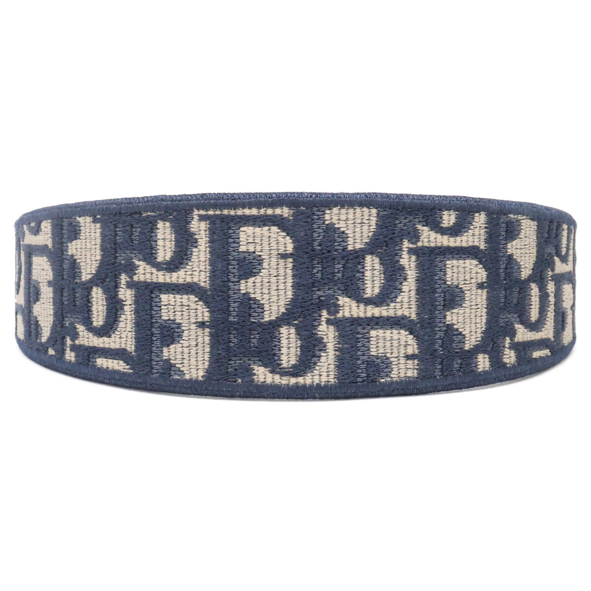 Christian Dior クリスチャンディオール 【美品】Dior Band ヘッドバンド ディオール オブリーク エンブロイダリー ヘアアクセサリー