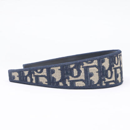 Christian Dior クリスチャンディオール 【美品】Dior Band ヘッドバンド ディオール オブリーク エンブロイダリー ヘアアクセサリー