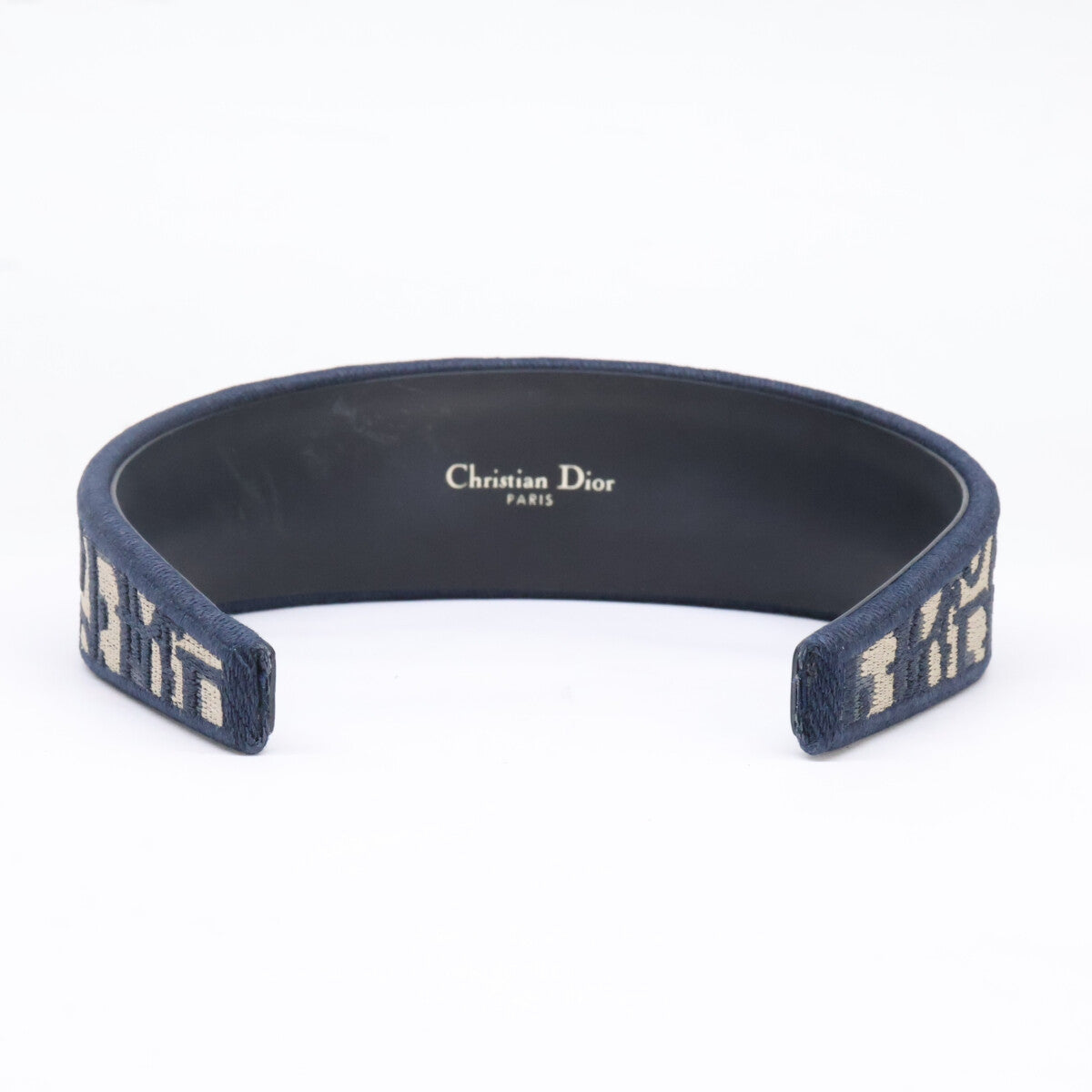 Christian Dior クリスチャンディオール 【美品】Dior Band ヘッドバンド ディオール オブリーク エンブロイダリー ヘアアクセサリー