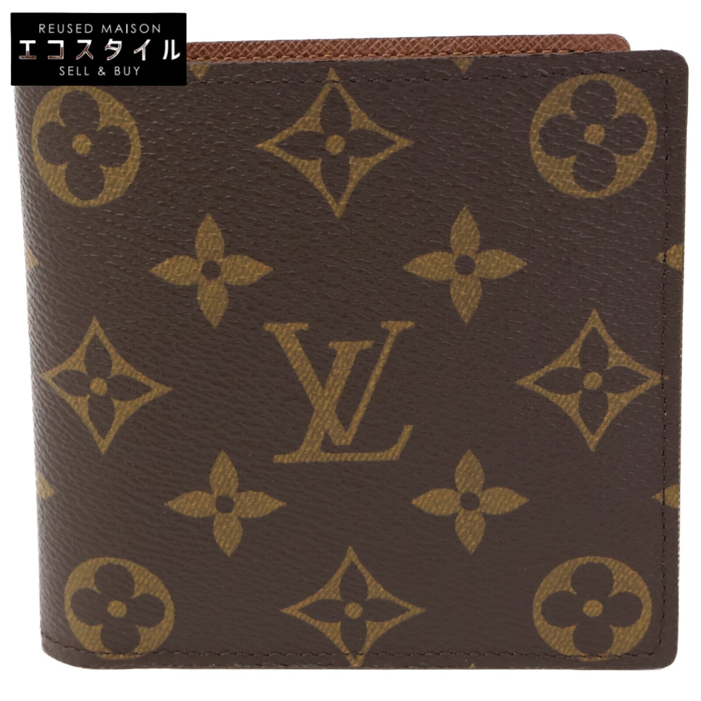 LOUIS VUITTON ルイヴィトン 【新品同様】M61675 モノグラム ポルトフォイユ・マルコ 二つ折り財布 二つ折り財布（小銭入れあり）