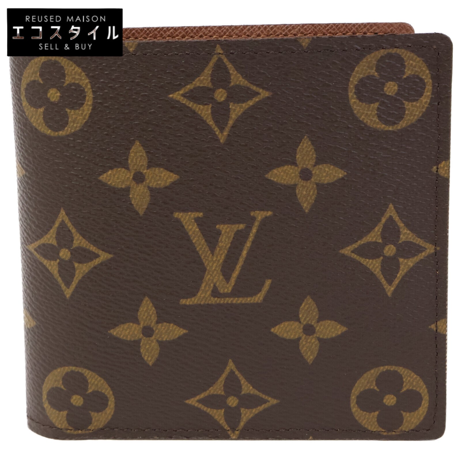 LOUIS VUITTON ルイヴィトン 【新品同様】M61675 モノグラム ポルトフォイユ・マルコ 二つ折り財布 二つ折り財布（小銭入れあり）