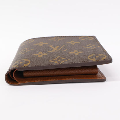 LOUIS VUITTON ルイヴィトン 【新品同様】M61675 モノグラム ポルトフォイユ・マルコ 二つ折り財布 二つ折り財布（小銭入れあり）
