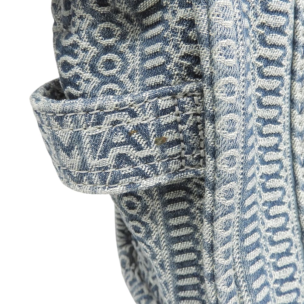 MARC JACOBS マーク ジェイコブス ウォッシュド モノグラム デニム トートバック レディース ブルー系 トートバッグ