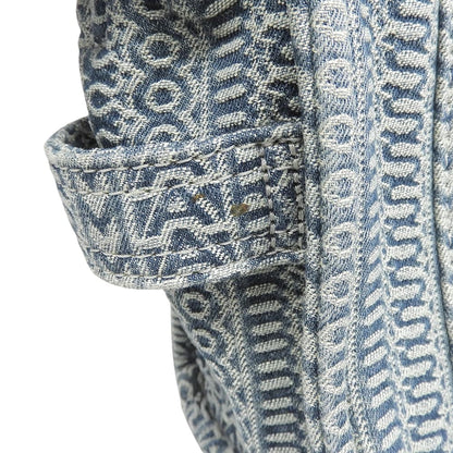 MARC JACOBS マーク ジェイコブス ウォッシュド モノグラム デニム トートバック レディース ブルー系 トートバッグ