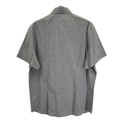 Ermenegildo Zegna エルメネジルドゼニア ブラック ッボーダー 半袖シャツ トップス
