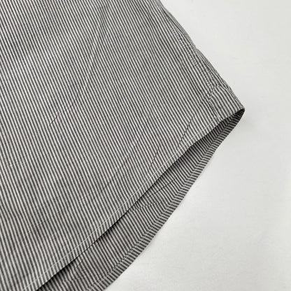 Ermenegildo Zegna エルメネジルドゼニア ブラック ッボーダー 半袖シャツ トップス