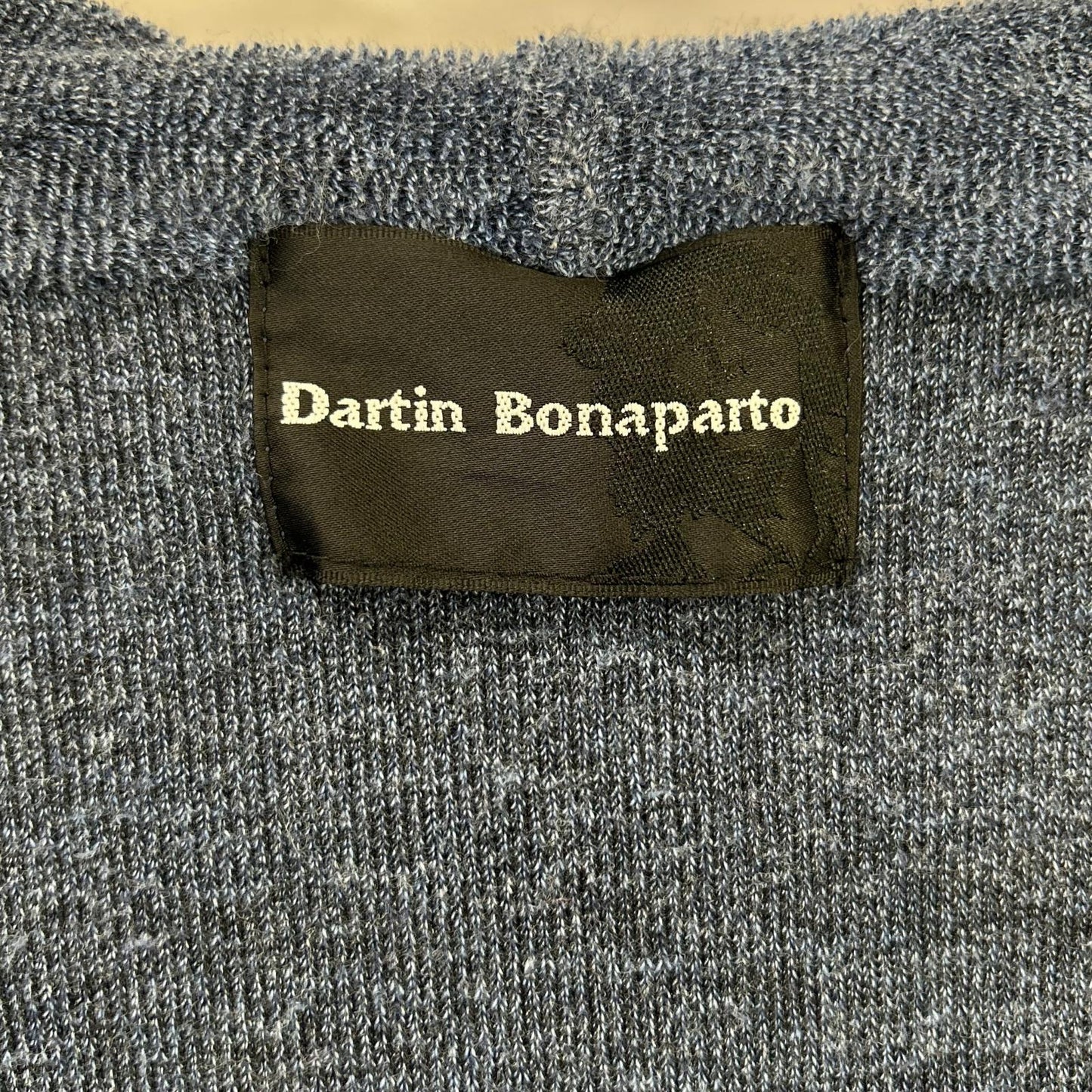 Dartin Bonaparto Dartin Bonaparto ブルー パイル地 バックプリント パーカー トップス