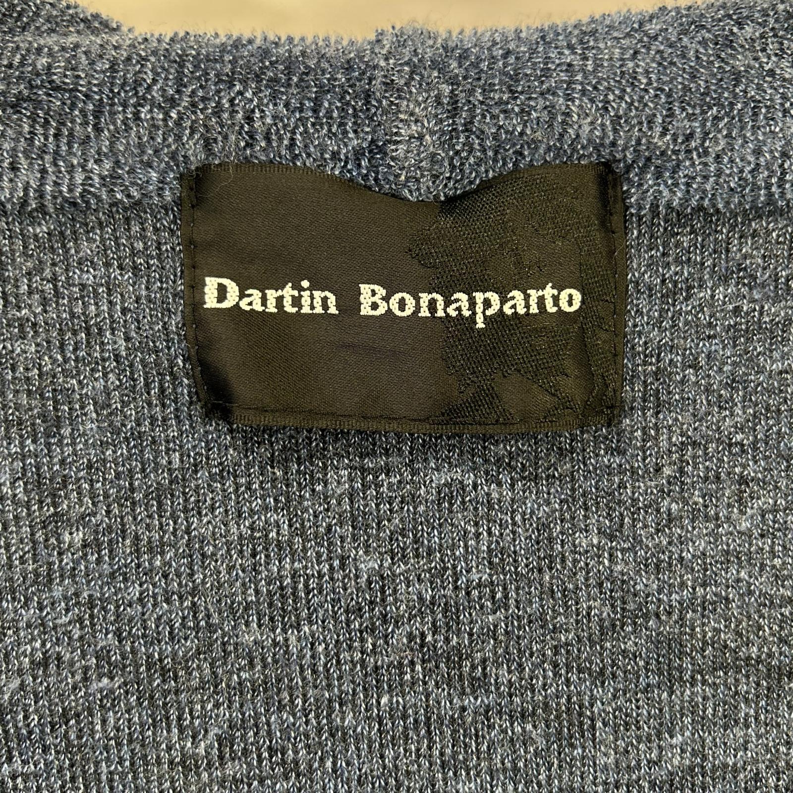 Dartin Bonaparto Dartin Bonaparto ブルー パイル地 バックプリント パーカー トップス