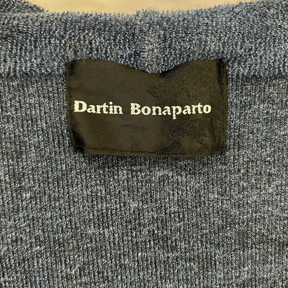 Dartin Bonaparto Dartin Bonaparto ブルー パイル地 バックプリント パーカー トップス