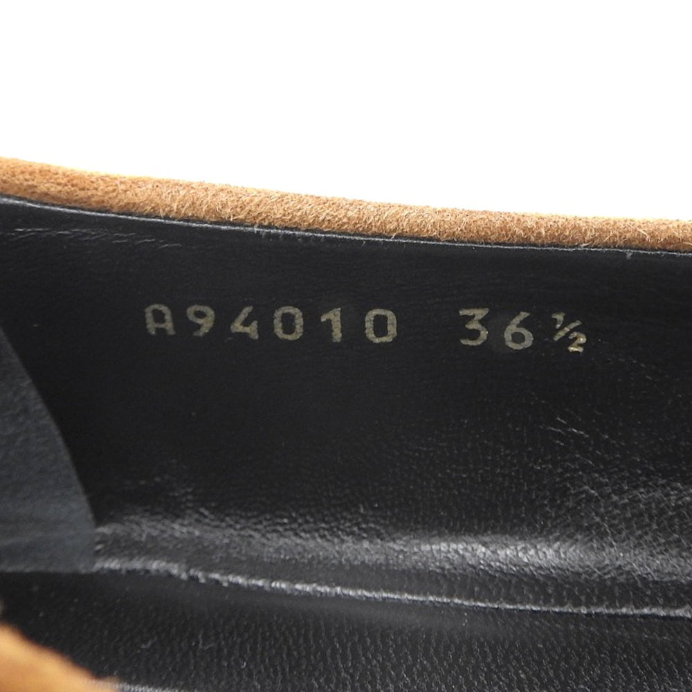 Sergio Rossi Sergio Rossi excellent condition SR TWENTY flat loafers women's shoes suede brown 36 1/2 A94010 shoes