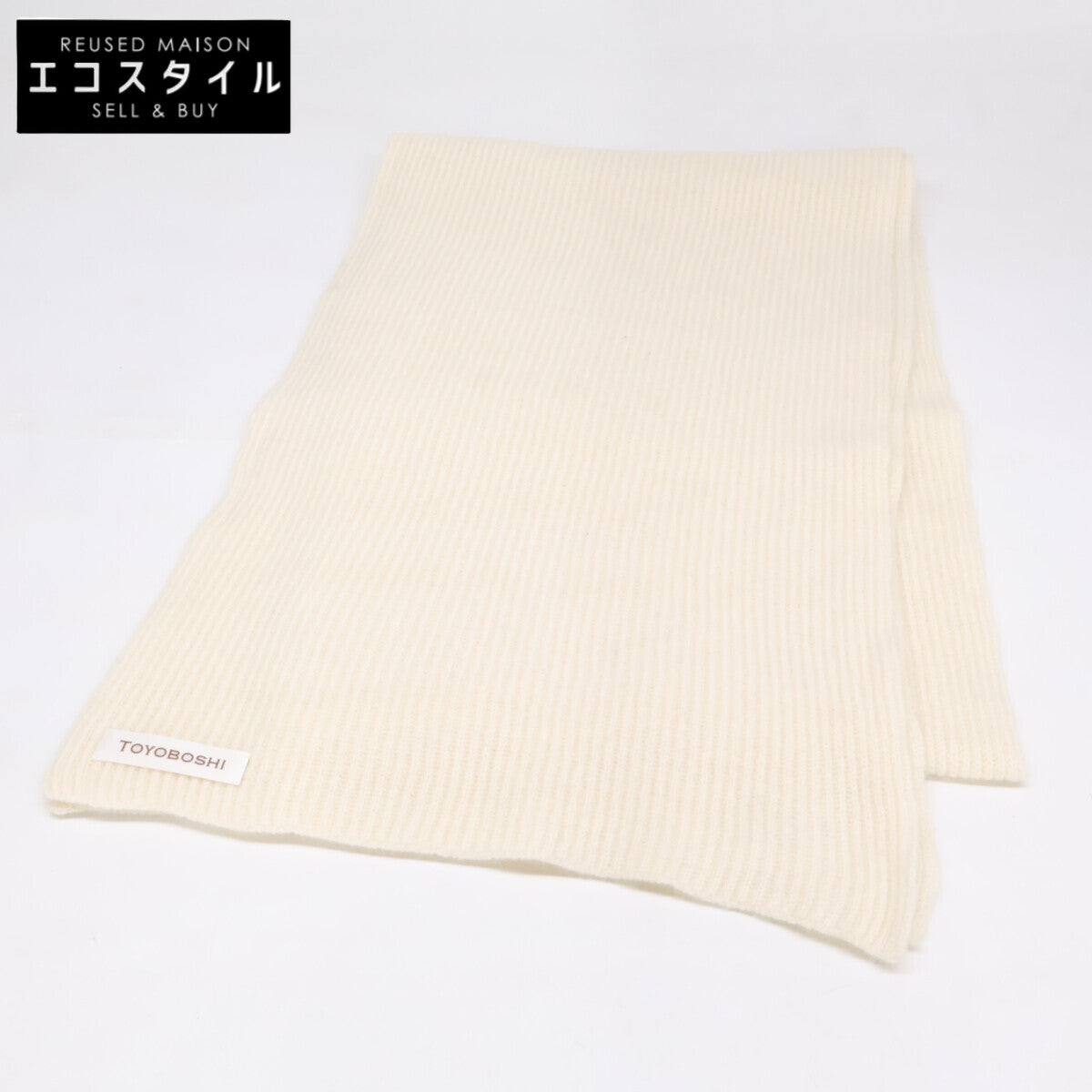 CASIMICO カシミコ 【新品同様】TOYOBOSHI TBKM-6319A カシミヤ リブ ストール