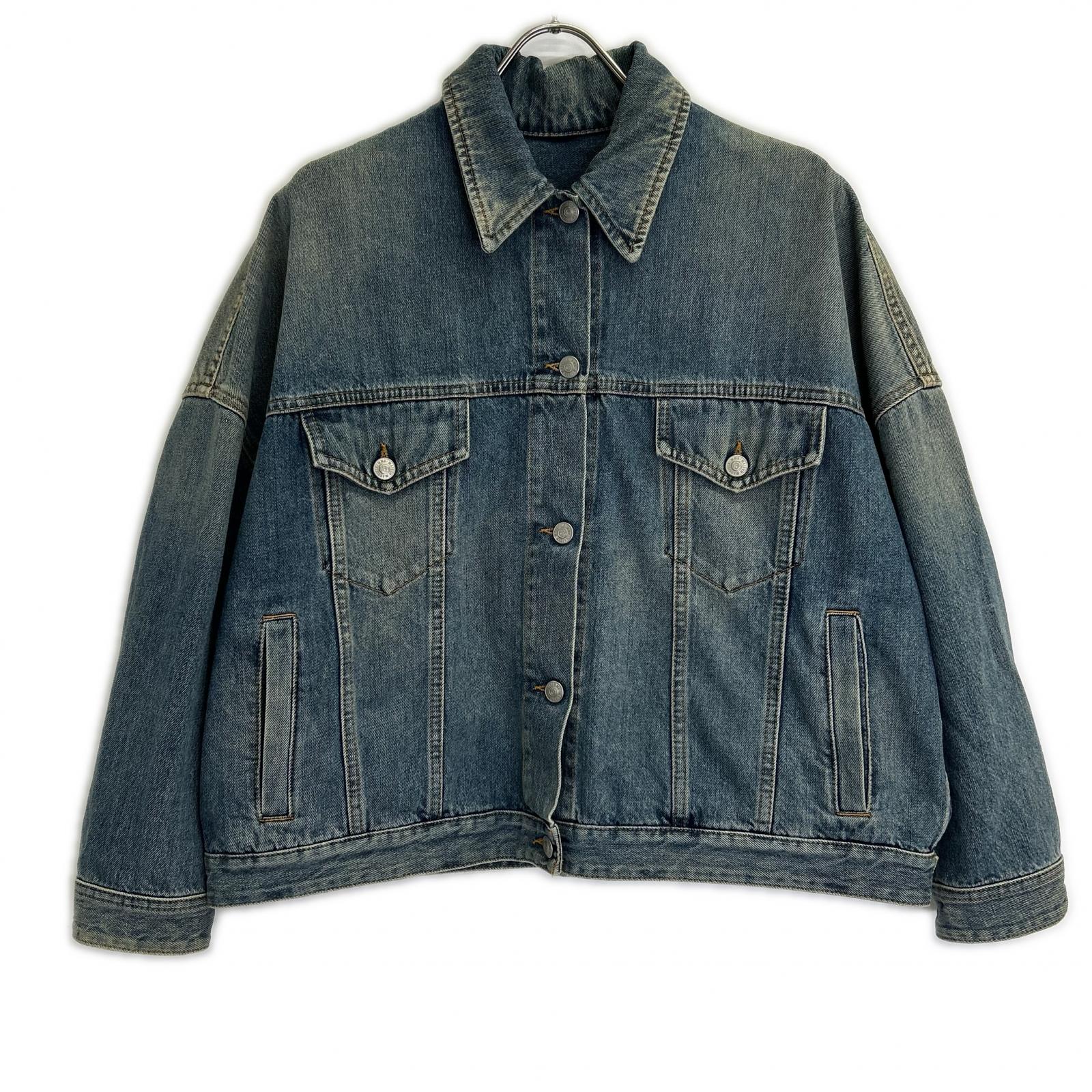 MM6 エムエムシックス 【国内正規】S32AM0275 Dirty Washed USED加工 デニムジャケット ジャケット