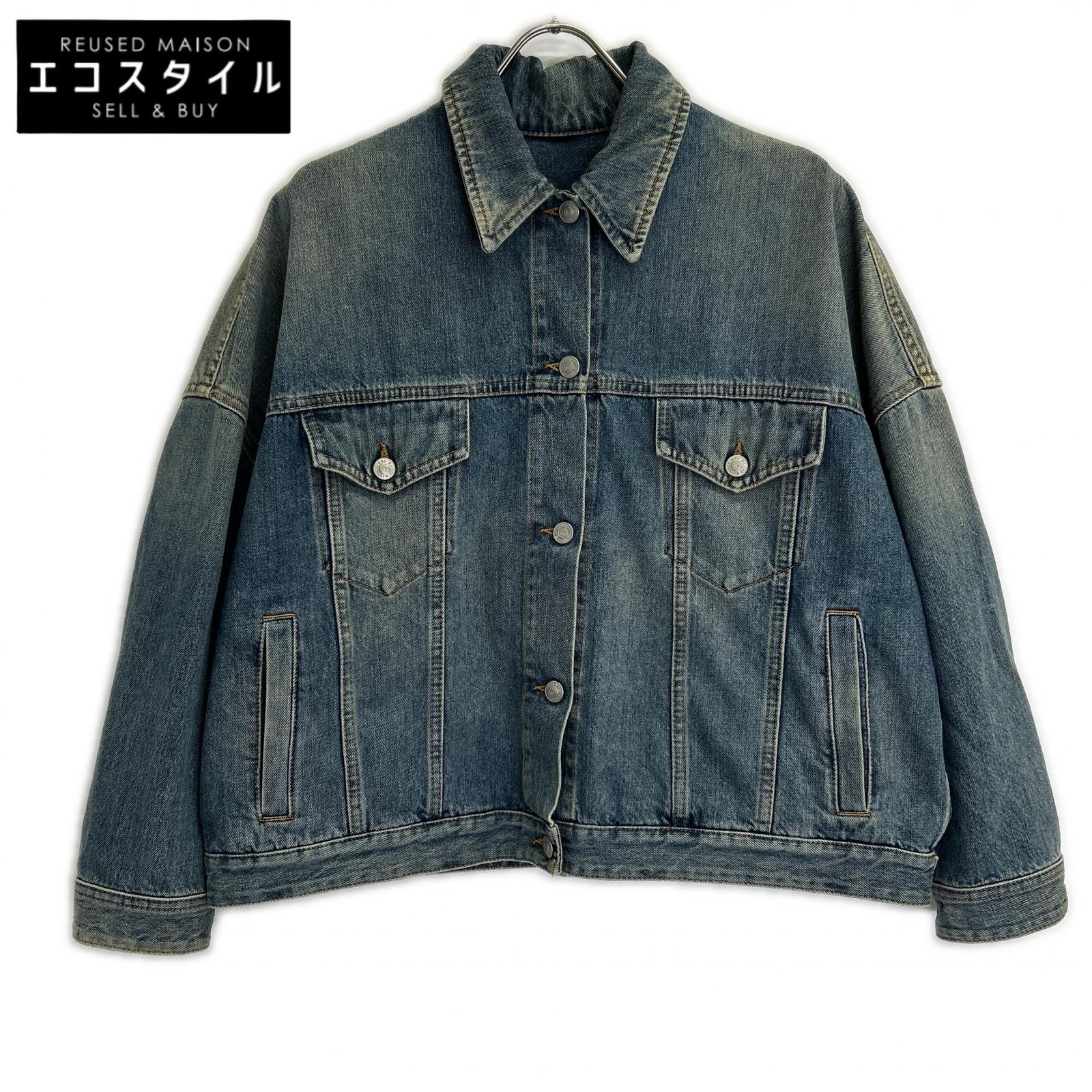 MM6 エムエムシックス 【国内正規】S32AM0275 Dirty Washed USED加工 デニムジャケット ジャケット