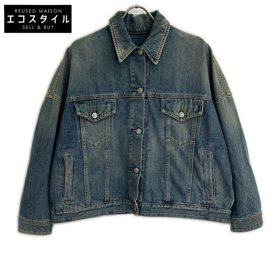MM6 エムエムシックス 【国内正規】S32AM0275 Dirty Washed USED加工 デニムジャケット ジャケット