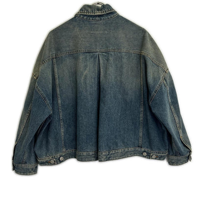 MM6 エムエムシックス 【国内正規】S32AM0275 Dirty Washed USED加工 デニムジャケット ジャケット