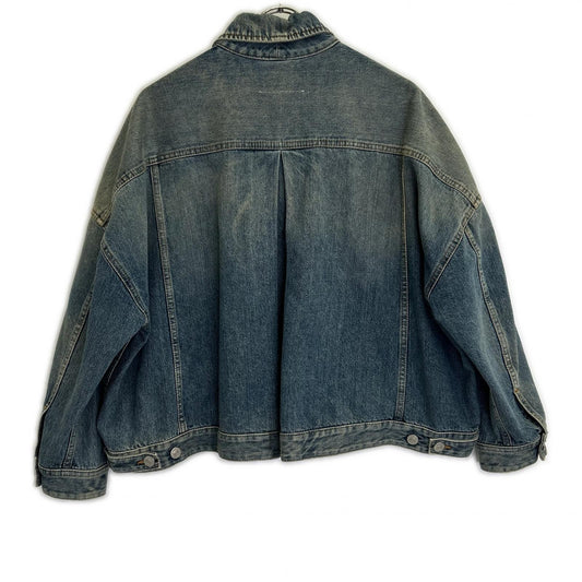 MM6 エムエムシックス 【国内正規】S32AM0275 Dirty Washed USED加工 デニムジャケット ジャケット
