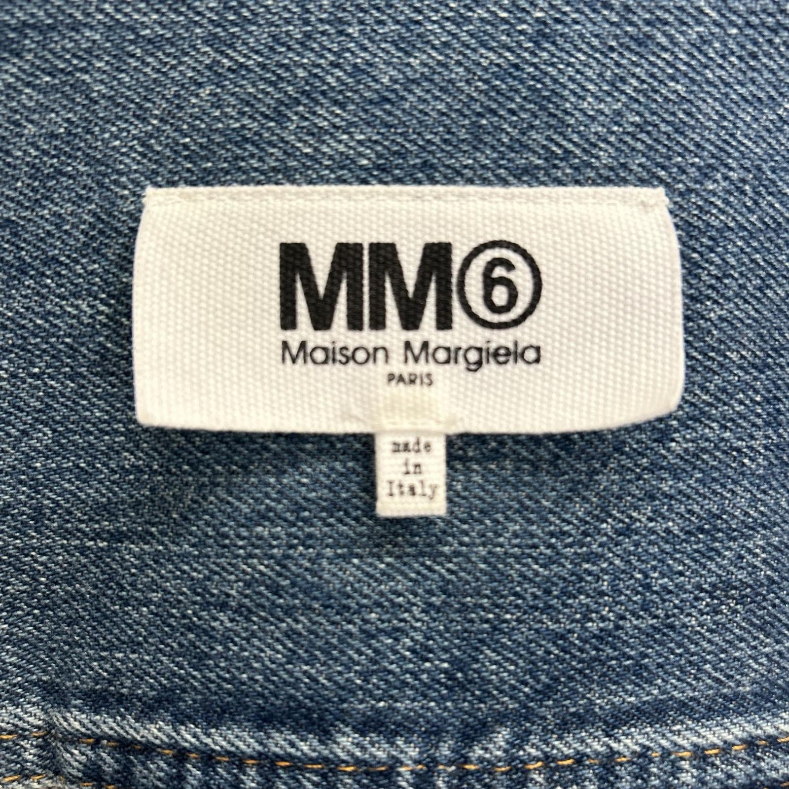 MM6 エムエムシックス 【国内正規】S32AM0275 Dirty Washed USED加工 デニムジャケット ジャケット