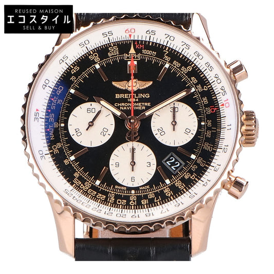 BREITLING ブライトリング 仕上げ済み RB012012 750RG ナビタイマー 01 クロノグラフ 自動巻き 腕時計