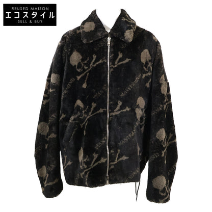 mastermind マスターマインド 【美品】MJ22E09-BL025 FAUX FUR ZIP JACKET スカル ジップアップ ファージャケット ジャケット