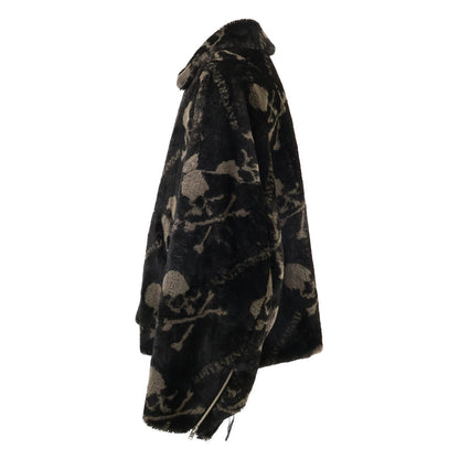 mastermind マスターマインド 【美品】MJ22E09-BL025 FAUX FUR ZIP JACKET スカル ジップアップ ファージャケット ジャケット