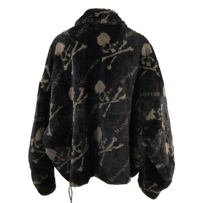 mastermind マスターマインド 【美品】MJ22E09-BL025 FAUX FUR ZIP JACKET スカル ジップアップ ファージャケット ジャケット